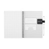 Carnet écologique A5 perpetuel effaçable avec feuilles en papier de pierre