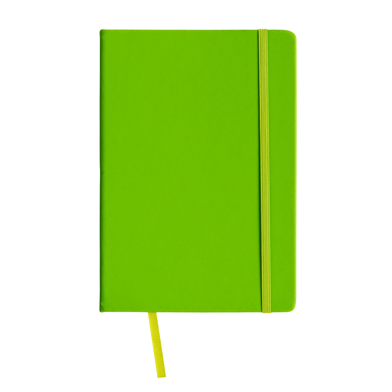 Carnet de notes A5 (21x15cm) avec papier quadrillé vert