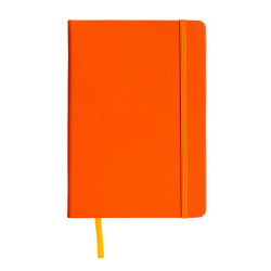 Carnet de notes A5 (21x15cm) avec papier quadrillé orange