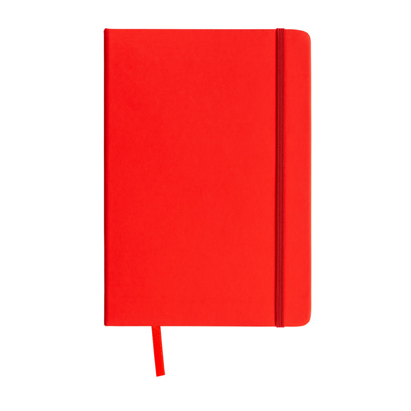 Carnet de notes A5 (21x15cm) avec papier quadrillé rouge