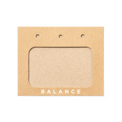 Porte badge en carton RECYCLÉ Horizontal
