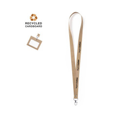 Cordon lanyard écologique en carton RECYCLÉ
