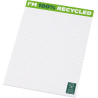 BLOC NOTES PAPIER RECYCLÉ - Format A5 - 50 feuilles (papier FSC fabrication Europe)