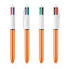 Stylo 4 couleurs BIC® SHINE 1106 (5 finitions) 3460001106 marquage 1 coul OR ROSE