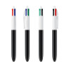 Stylo BIC® 4 couleurs bille ORIGINAL "Classique" BLANC-NOIR