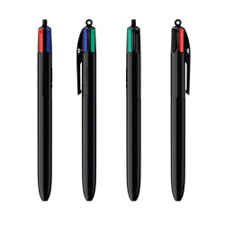 Stylo BIC® 4 couleurs bille ORIGINAL "Classique" NOIR-NOIR
