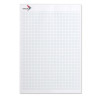 Bloc notes en papier - Format A4 - 25 feuilles fabrication Europe quadrillé
