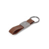 PORT-CLE-CUIR-METAL-TOPP LT99663 MARRON