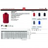 Gilet sans manche doudoune MEMORY grille des tailles