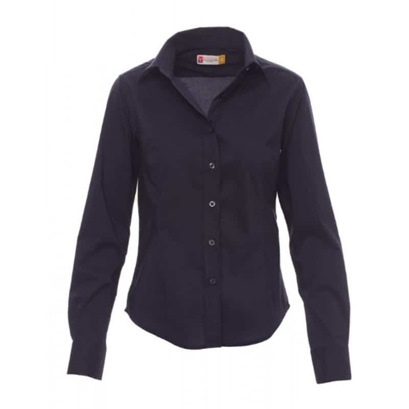 Chemise image femme bleu marine