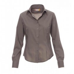 Chemise image femme gris acier