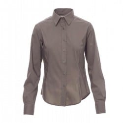 Chemise image femme gris acier