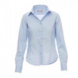 Chemise image femme bleu azur