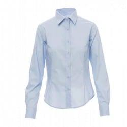 Chemise image femme bleu azur