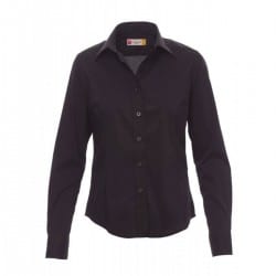 Chemise image femme noir