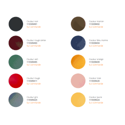 Etiquette à bagage en cuir coloris
