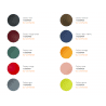 Etiquette à bagage en cuir coloris