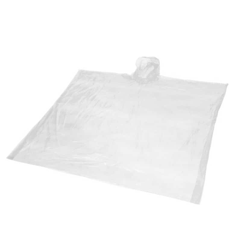 Poncho biodégradable avec marquage inclus 1 coul