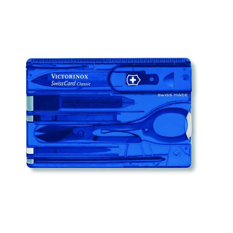 couteau suisse victorinox swisscard 7100 bleu