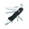 Victorinox 0.8463.MW3 Couteau Military 8 P Noir Lame à Dents