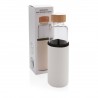Bouteille en verre 550ml avec housse texturé