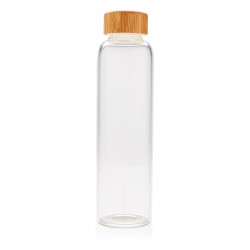 Bouteille en verre 550ml avec housse texturé
