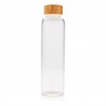 Bouteille en verre 550ml avec housse texturé