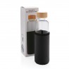 Bouteille en verre 550ml avec housse texturé