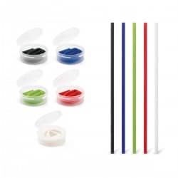Paille réutilisable en silicone