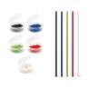Paille réutilisable en silicone