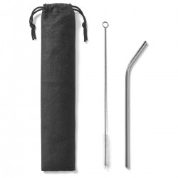 Paille réutilisable en inox
