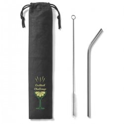 Paille réutilisable en inox