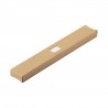 Paille 10ex reutilisable en papier blanc AndAP721391