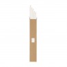 Paille 10ex reutilisable en papier blanc AndAP721391