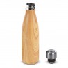 Gourde inox finition aspect bois clair 500 ml