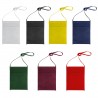 Porte-verre avec pochette PVC au dos pour rangement doc ou programme