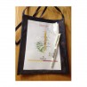 Porte-verre avec pochette PVC AU DOS avec marquage inclus 1 coul