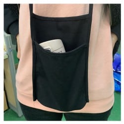 Porte-verre sac écologique en coton biologique AVEC marquage inclus 1 coul
