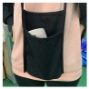 Porte-verre sac écologique en coton biologique AVEC marquage inclus 1 coul