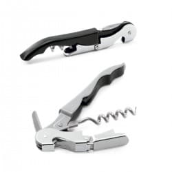 Tire-bouchon couteau sommelier double levier mêche inox