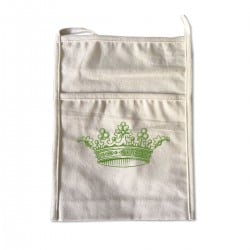Porte-verre sac écologique en coton biologique AVEC marquage inclus 1 coul