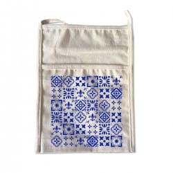 Porte-verre sac écologique en coton biologique AVEC marquage inclus 1 coul