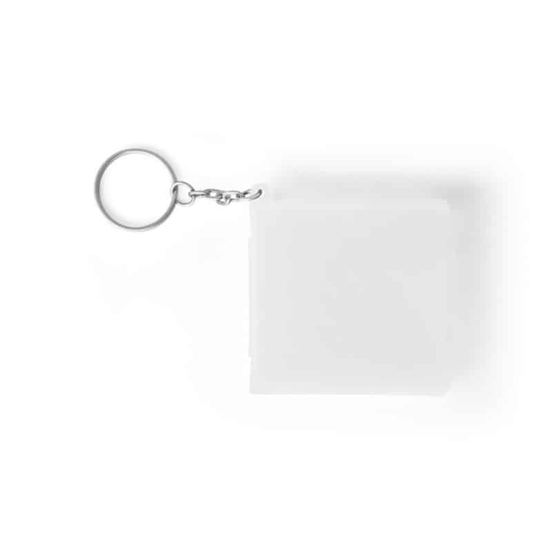 Lingettes à base d'alcool - 10 ex en boite de voyage porte-clé avec marquage inclus 1 coul