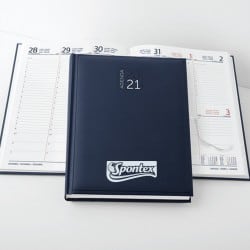 Agenda A4 semainier avec marquage 1coul