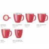 Mug en porcelaine 450 ml brillant