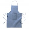 Tablier écologique 100% coton recyclé avec poche verticale