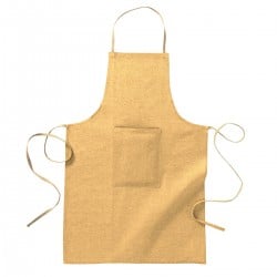 Tablier écologique 100% coton recyclé avec poche verticale