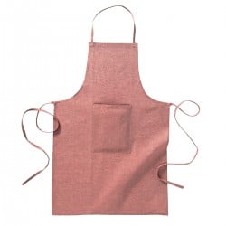 Tablier écologique 100% coton recyclé avec poche verticale