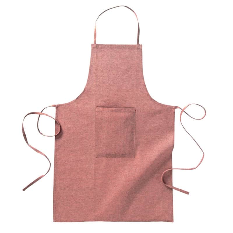 Tablier écologique 100% coton recyclé avec poche verticale