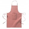 Tablier écologique 100% coton recyclé avec poche verticale